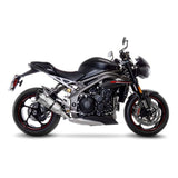 LeoVince Factory S Slip-On Exhaust for Triumph Speed Triple RS