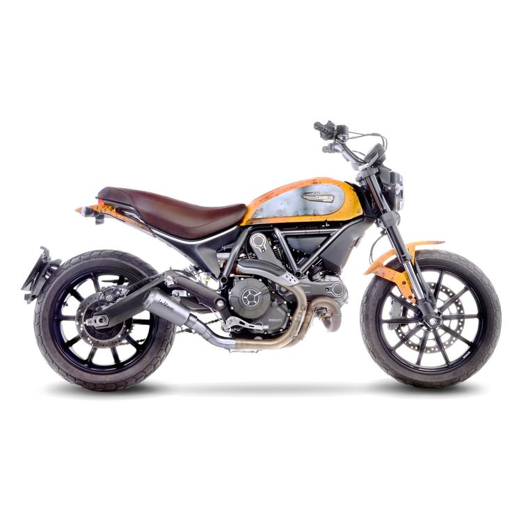 LeoVince LV-10 Slip-On Exhaust for Ducati Scrambler Cafe Racer
