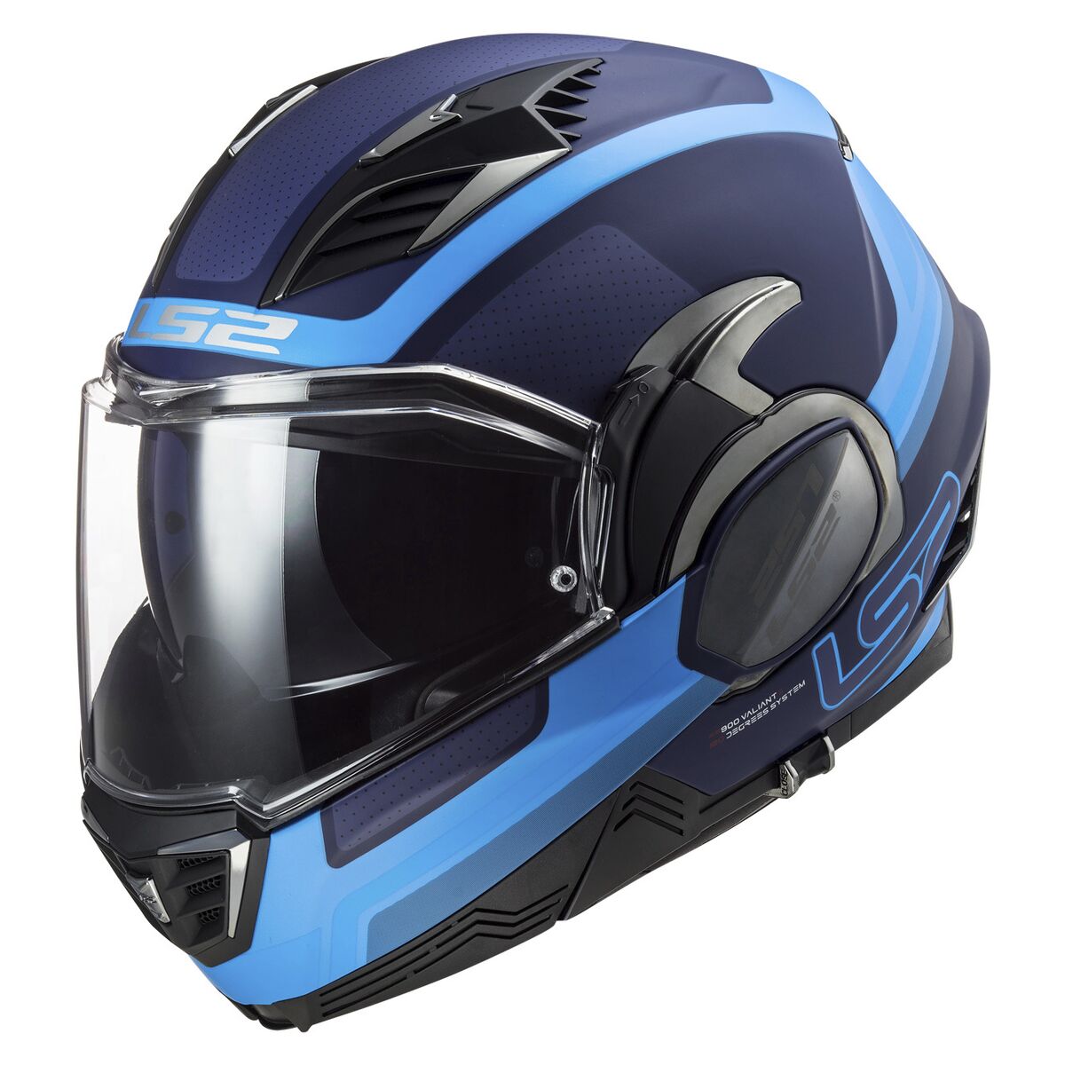 LS2 Valiant II Orbit Helmet XS Matte Blue/Black