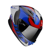 MT Helmets Kre Plus Carbon Projectile D7 Helmet - Blue