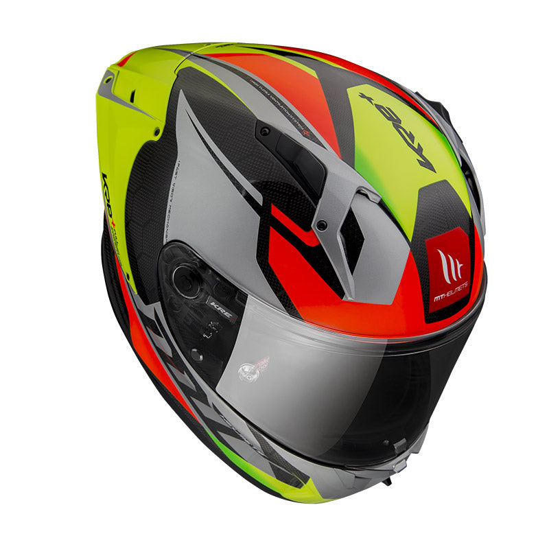Buy MT Helmets Kre Plus Carbon Projectile D2 Helmet - Grey Online