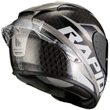 MT Helmets Rapide Pro Carbon C2 Helmet - Black Grey