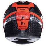 MT Helmets Rapide Pro Carbon C5 Helmet - Black Red