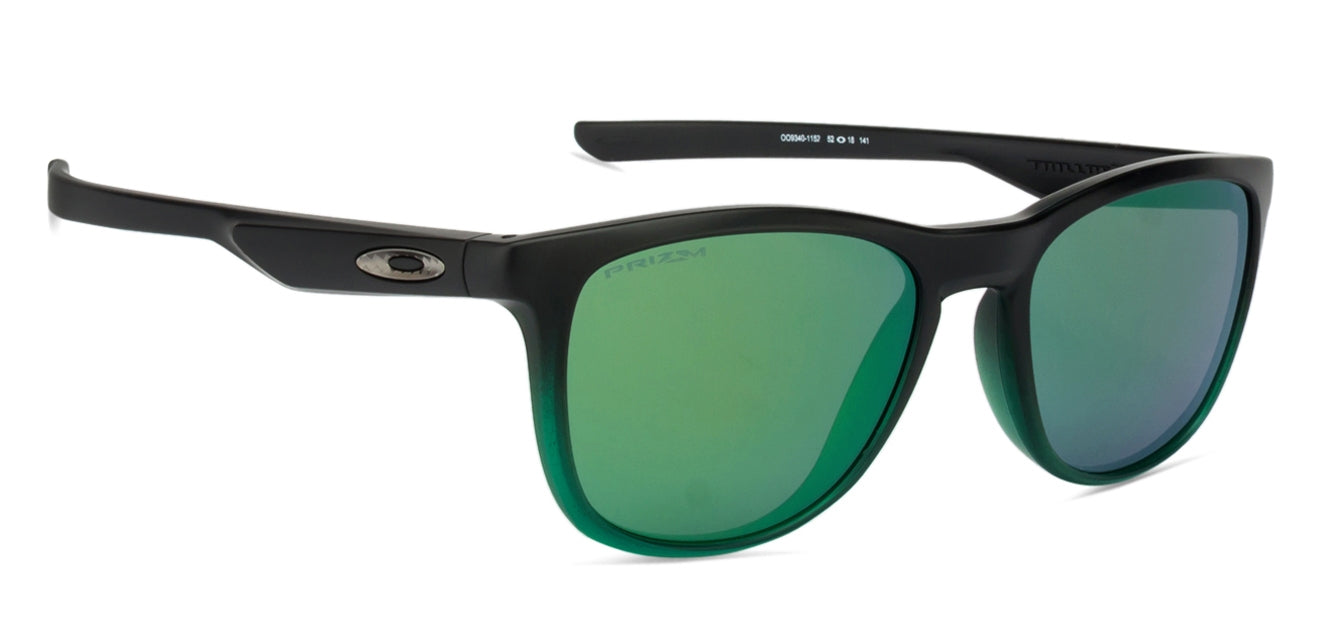 Oakley Black Green Transparent Mirror 11 Unisex Sunglasses