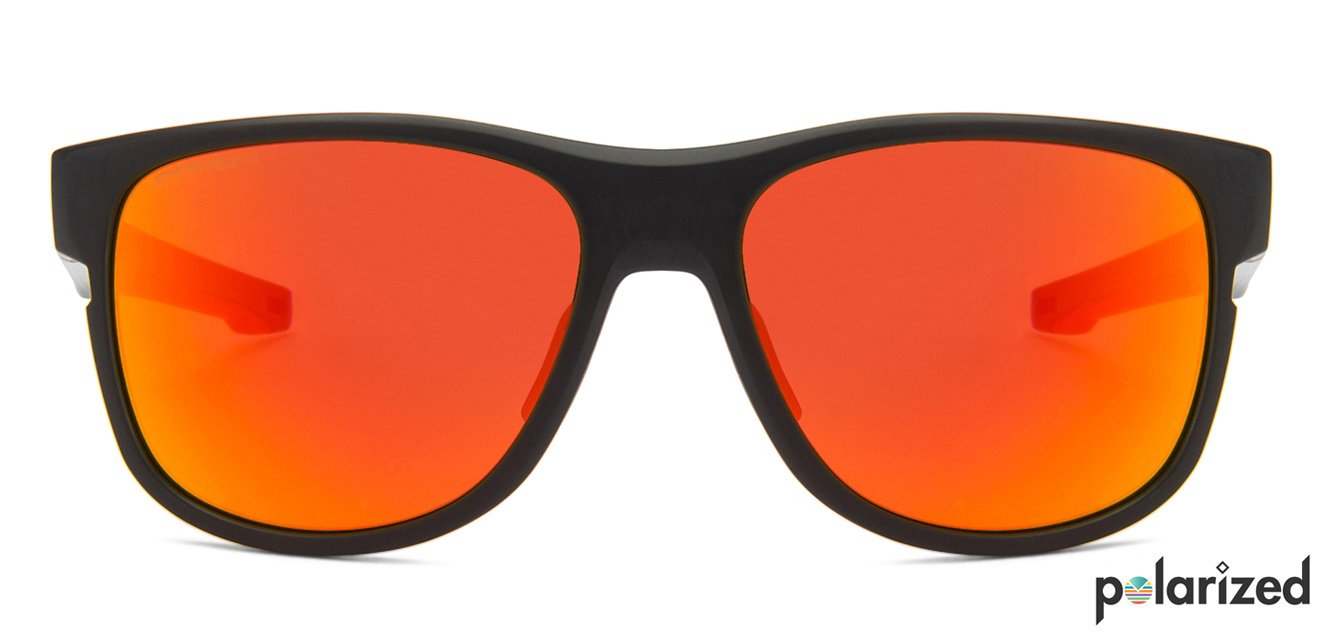 Oakley Matte Black Red Yellow Mirror 4 Unisex Sunglasses