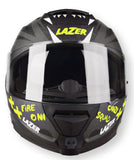 Lazer Rafale Oni Dark Grey Black White Helmet