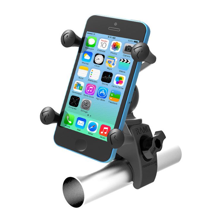 RAM® X-Grip® Phone Mount with Vibe-Safe™ & U-Bolt Base - Short – RAM Mounts