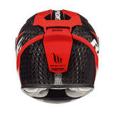 MT Helmets Rapide Pro Carbon Kid C5 Helmet - Black Red