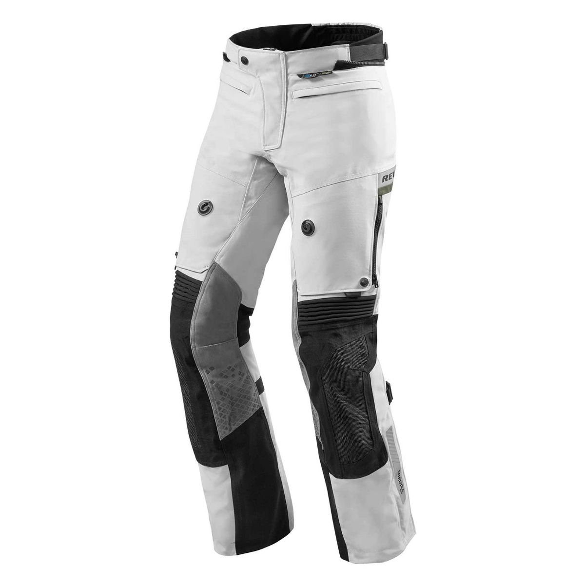 REV'IT! Dominator GTX Pants MD Light Grey/Green - Main Image