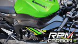 RPM Carbon Fiber Tank Side Panels for Kawasaki ZX-6R 2019-22