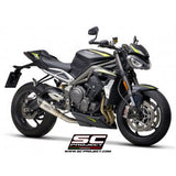 [SALE] SC Project S1 Slip-On Exhaust for Triumph Street Triple R/RS 2020-22