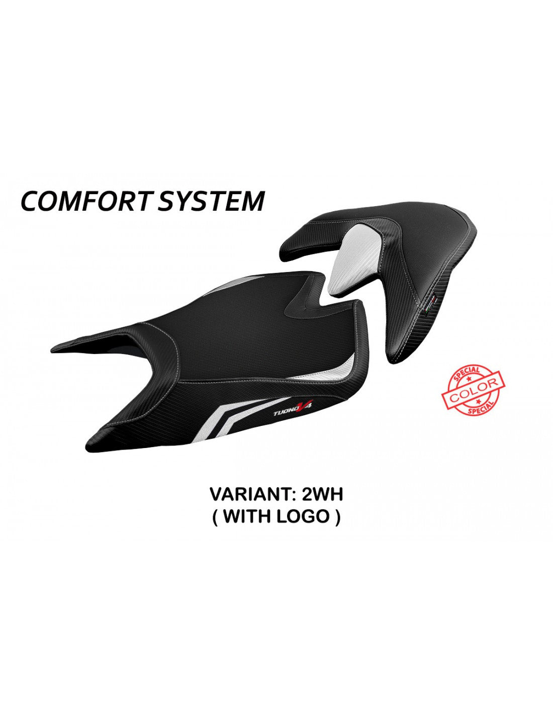 Tappezzeria Zuera Special Color Comfort System Seat Cover for Aprilia Tuono V4 1100 RR
