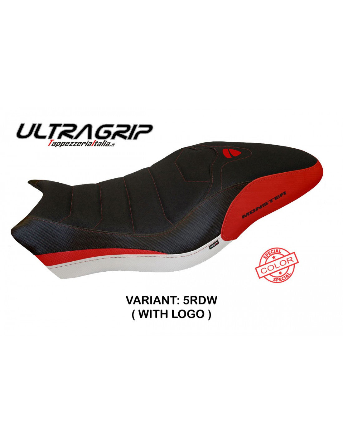 Tappezzeria Piombino Special Color Ultragrip Seat Cover for Ducati Monster 821