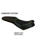 Tappezzeria Elba Total Black Comfort System Seat Cover for Kawasaki Versys 650