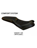 Tappezzeria Elba Total Black Comfort System Seat Cover for Kawasaki Versys 650