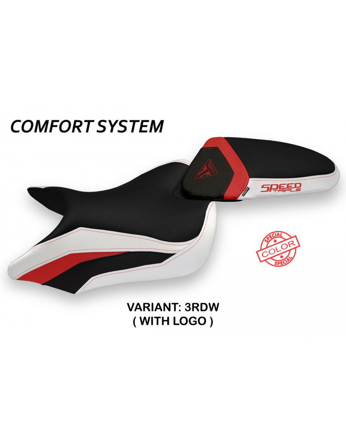 Tappezzeria Maglie Special Color Comfort System Seat Cover for Triumph Speed Triple RS