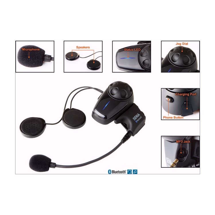 Sena SMH-10 Bluetooth Headset - Sportbike Track Gear