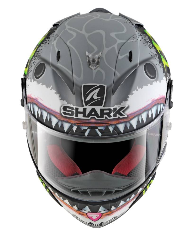 Shark Race-R Pro Lorenzo White Shark Limited Edition Helmet [Discontinued]