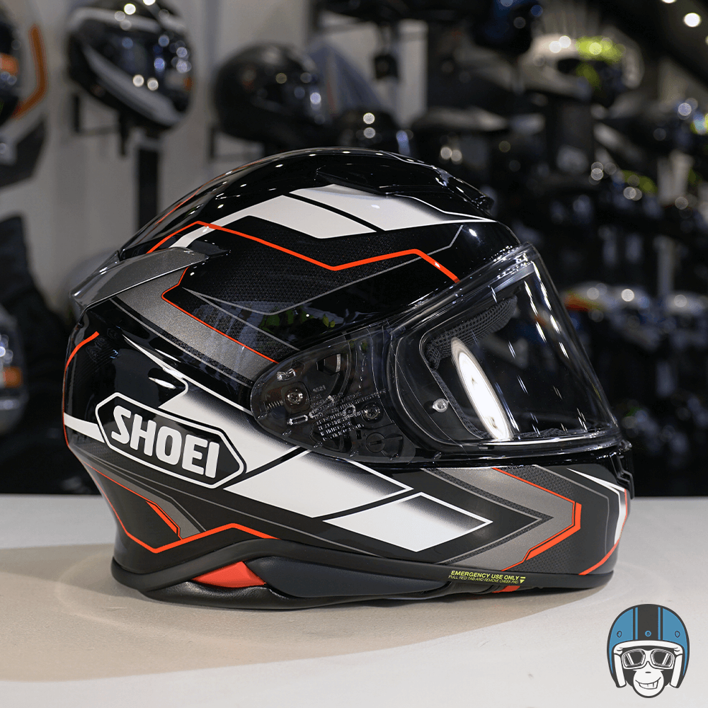 Orange Shoei Helmet Shoei NXR Prologue TC-5 Helmet