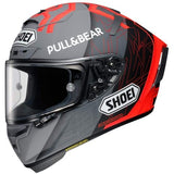 Shoei X-Fourteen MM93 Black Concept 2.0 Red Grey Helmet