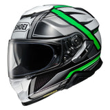 Shoei GT-Air II Haste Helmet - Grey/Black/Green