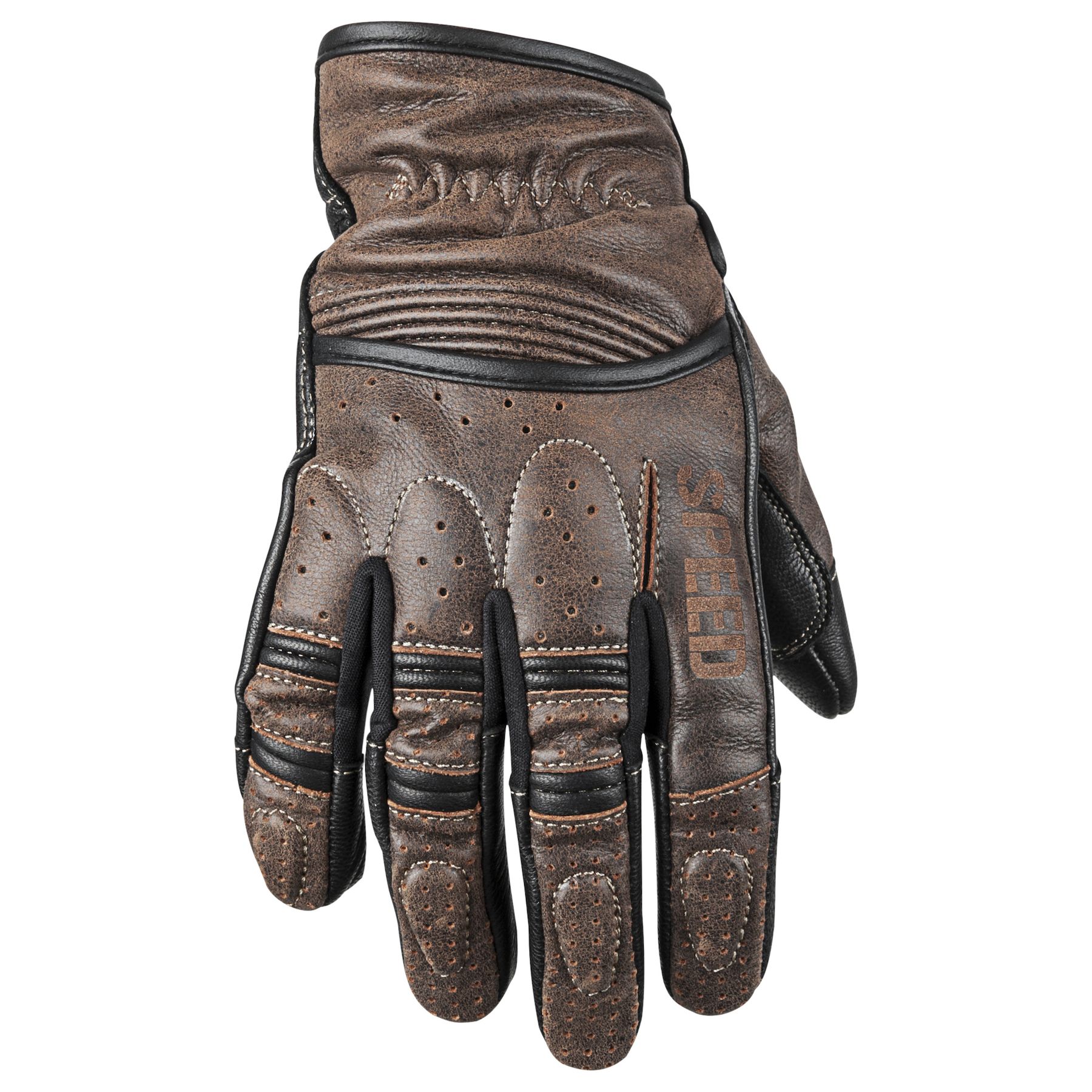 Speed and Strength Rust and Redemption Gloves SM Brown