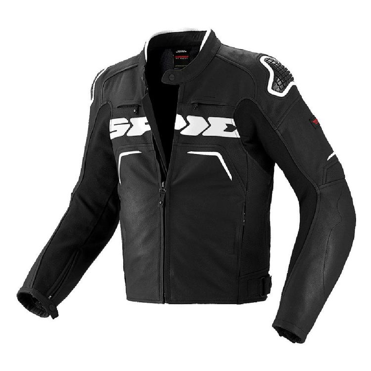 Spidi R-tech series black leather jacket - Moto Guild