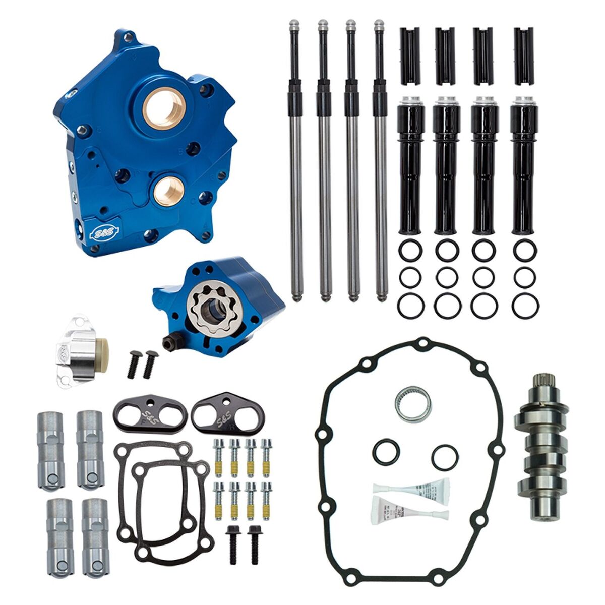 S&S 475 Cam Chest Kit For Harley Oil Cooled Milwaukee-Eight 2017-2022