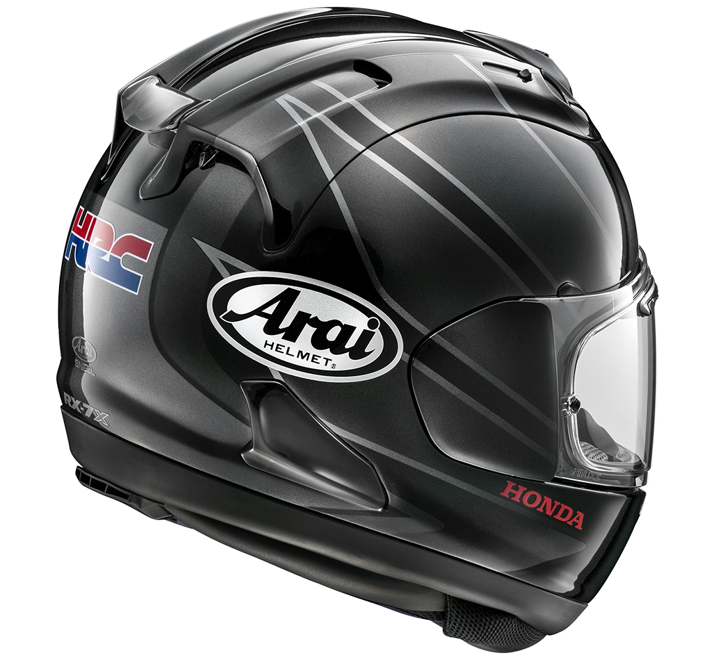 Arai RX-7V Evo Honda CBR Silver Helmet