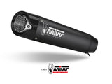 Mivv X-M5 Slip-On Exhaust for Triumph Street Triple RS 2017-22