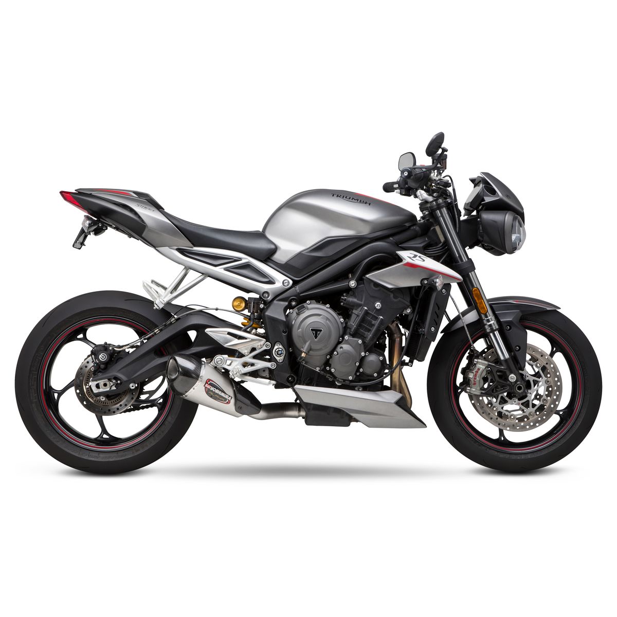 Yoshimura Alpha T Works Street Slip-On Exhaust Triumph Street Triple 765 2017-2019