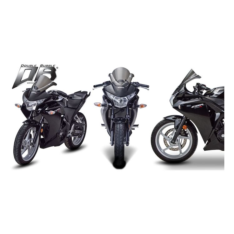 Zero Gravity Double Bubble Windscreen for Honda CBR 250R 2011 13